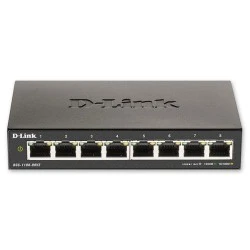 Μεταγωγέας δικτύου D-LINK 8-Port Smart Managed Gigabit Desktop Switch με λειτουργία Plug and Play