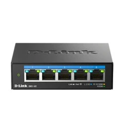 Μεταγωγέας δικτύου D-LINK 5-Port 2.5G Multi-Gigabit Desktop Switch με λειτουργία plug & play