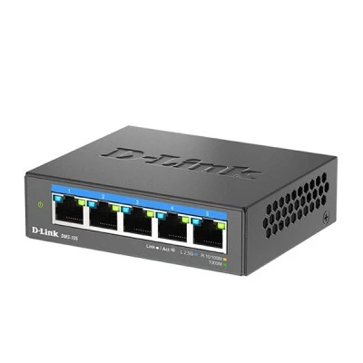 Μεταγωγέας δικτύου D-LINK 5-Port 2.5G Multi-Gigabit Desktop Switch με λειτουργία plug & play