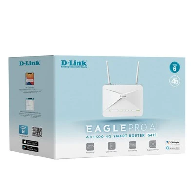 Smart Router EAGLE PRO AI AX1500 3000 Mbps με 2 κεραίες 4G LTE και 2 κεραίες Wi-Fi & υποδοχή κάρτας SIM