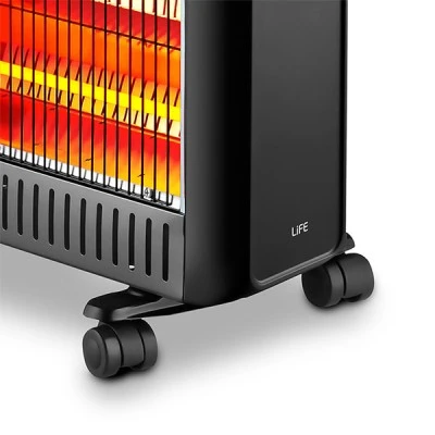 Ηλεκτρική θερμάστρα χαλαζία 2200W LIFE COZY με 4 θερμαντικές λάμπες ιδανική για χώρους έως 30τ.μ. Ηλεκτρική θερμάστρα χαλαζία 2200W LIFE COZY με 4 θερμαντικές λάμπες ιδανική για χώρους έως 30τ.μ.