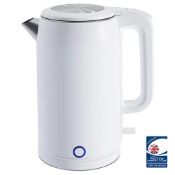 Bραστήρας  LiFE SUPREME 1.8L 1500W σε λευκό χρώμα με θερμομονωμένο περίβλημα & καπάκι ασφαλείας
