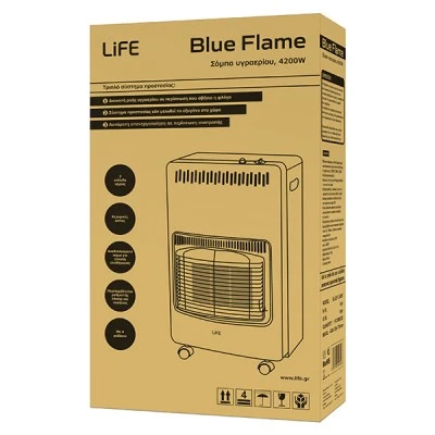 Σόμπα υγραερίου LIFE BLUE FLAME 4200W διαθέτει 3 επίπεδα ισχύος ιδανική για συμπληρωματική θέρμανση έως και 35τ.μ Σόμπα υγραερίου LIFE BLUE FLAME 4200W διαθέτει 3 επίπεδα ισχύος ιδανική για συμπληρωματική θέρμανση έως και 35τ.μ