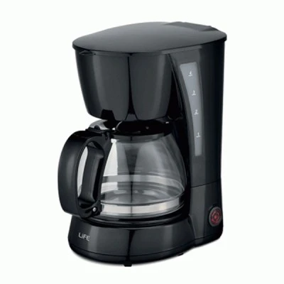 Καφετιέρα φίλτρου χωρητικότητας 0.6L 650W με αποσπώμενο και πλενόμενο φίλτρο καφέ Καφετιέρα φίλτρου χωρητικότητας 0.6L 650W με αποσπώμενο και πλενόμενο φίλτρο καφέ