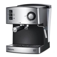 Mηχανή Espresso - Cappuccino 850W με πίεση 20bar με δοσομετρητή καφέ & tamper με πρόσοψη από ανοξείδωτο ατσάλι