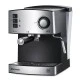 Mηχανή Espresso - Cappuccino 850W με πίεση 20bar με δοσομετρητή καφέ & tamper με πρόσοψη από ανοξείδωτο ατσάλι
