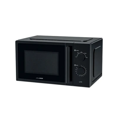 Φούρνος μικροκυμάτων LIFE μWave 700W 20L σε μαύρο χρώμα με περιστρεφόμενο γυάλινο δίσκο διαμέτρου 25.5cm Φούρνος μικροκυμάτων LIFE μWave 700W 20L σε μαύρο χρώμα με περιστρεφόμενο γυάλινο δίσκο διαμέτρου 25.5cm