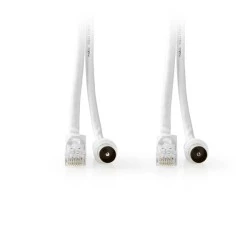 Συνδυασμός καλωδίων NEDIS IEC (Coax) αρσ. - RJ45 CAT6 και IEC (Coax) θηλ - RJ45 CAT6 με μήκος 5m