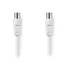 Καλώδιο NEDIS IEC (Coax) αρσ. - IEC (Coax) αρσ. με μήκος 10m σε λευκό χρώμα