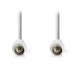 Καλώδιο NEDIS IEC (Coax) αρσ. - IEC (Coax) αρσ. με μήκος 10m σε λευκό χρώμα