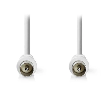 Καλώδιο NEDIS IEC (Coax) αρσ. - IEC (Coax) αρσ. με μήκος 10m σε λευκό χρώμα