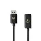 Καλώδιο NEDIS DisplayPort αρσ. σε HDMI θηλ. 0.20m σε μαύρο χρώμα με ανάλυση οθόνης έως 8Κ
