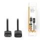 Καλώδιο NEDIS DisplayPort αρσ. σε HDMI θηλ. 0.20m σε μαύρο χρώμα με ανάλυση οθόνης έως 8Κ