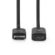 Καλώδιο NEDIS DisplayPort αρσ. σε HDMI θηλ. 0.20m σε μαύρο χρώμα με ανάλυση οθόνης έως 8Κ