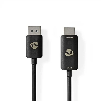 Καλώδιο NEDIS DisplayPort αρσ. σε HDMI αρσ. με μήκος 1.80m σε μαύρο χρώμα