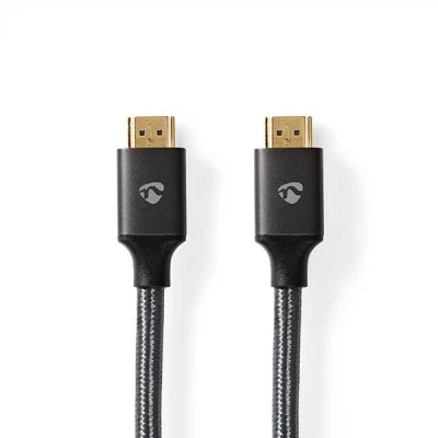 Καλώδιο NEDIS Premium High speed HDMI with Ethernet HDMI αρσ. - HDMI αρσ. με μήκος 10m σε γκρι χρώμα Καλώδιο NEDIS Premium High speed HDMI with Ethernet HDMI αρσ. - HDMI αρσ. με μήκος 10m σε γκρι χρώμα