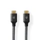 Καλώδιο NEDIS Premium High speed HDMI with Ethernet HDMI αρσ. - HDMI αρσ. με μήκος 10m σε γκρι χρώμα Καλώδιο NEDIS Premium High speed HDMI with Ethernet HDMI αρσ. - HDMI αρσ. με μήκος 10m σε γκρι χρώμα