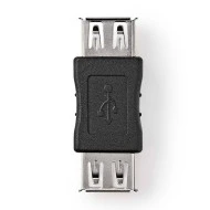  Αντάπτορας USB High-Speed A θηλυκό - USB A θηλυκό σε μαύρο χρώμα