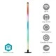 Φωτιστικό δαπέδου  Wi-Fi smart LED NEDIS 10W 180lm με δυνατότητα ρύθμισης χρώματος 2700Κ-6500Κ & φωνητικό έλεγχο 