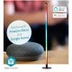 Φωτιστικό δαπέδου  Wi-Fi smart LED NEDIS 10W 180lm με δυνατότητα ρύθμισης χρώματος 2700Κ-6500Κ & φωνητικό έλεγχο 