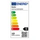 Φωτιστικό δαπέδου  Wi-Fi smart LED NEDIS 10W 180lm με δυνατότητα ρύθμισης χρώματος 2700Κ-6500Κ & φωνητικό έλεγχο 