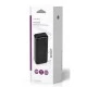 Power Bank NEDIS 30.000 mAh με δύο εξόδους USB 1x USB Type-A, 1x USB Type-C  σε μαύρο χρώμα με δυνατότητα γρήγορης φόρτισης smartphone έως και 12 φορές