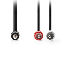 Καλώδιο ήχου NEDIS 3.5mm stereo αρσενικό - 2x RCA αρσενικό μήκους 5m Καλώδιο ήχου NEDIS 3.5mm stereo αρσενικό - 2x RCA αρσενικό μήκους 5m