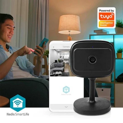 Κάμερα Wi-Fi Smart IP Full HD 1080p με λειτουργία νυχτερινής όρασης για καθαρή εικόνα σε απόσταση 10m Κάμερα Wi-Fi Smart IP Full HD 1080p με λειτουργία νυχτερινής όρασης για καθαρή εικόνα σε απόσταση 10m