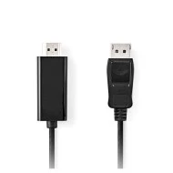 Καλώδιο εικόνας NEDIS DisplayPort αρσενικό - HDMI αρσενικό  μήκους 2m μέγιστης ανάλυσης 1080p 