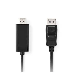 Καλώδιο εικόνας NEDIS DisplayPort αρσενικό - HDMI αρσενικό  μήκους 2m μέγιστης ανάλυσης 1080p 