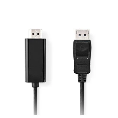 Καλώδιο εικόνας NEDIS DisplayPort αρσενικό - HDMI αρσενικό  μήκους 2m μέγιστης ανάλυσης 1080p 