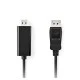 Καλώδιο εικόνας NEDIS DisplayPort αρσενικό - HDMI αρσενικό  μήκους 2m μέγιστης ανάλυσης 1080p 