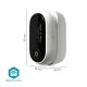 Οξύμετρο παλμικό Smart Bluetooth Nedis με οθόνη LED σε λευκό χρώμα εμφανίζει με ακρίβεια τις μετρήσεις