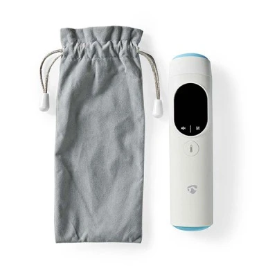 Bluetooth smart Nedis ψηφιακό θερμόμετρο υπερύθρων μετώπου και αυτιού σε λευκό χρώμα