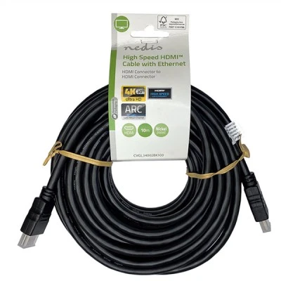 Καλώδιο High speed HDMI with Ethernet, HDMI αρσ. - HDMI αρσ. 10m