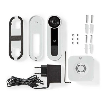 Smart Wi-Fi θυροτηλεόραση με HD 1536p κάμερα αισθητήρα κίνησης & ασύρματο κουδούνι Smart Wi-Fi θυροτηλεόραση με HD 1536p κάμερα αισθητήρα κίνησης & ασύρματο κουδούνι