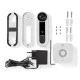 Smart Wi-Fi θυροτηλεόραση με HD 1536p κάμερα αισθητήρα κίνησης & ασύρματο κουδούνι Smart Wi-Fi θυροτηλεόραση με HD 1536p κάμερα αισθητήρα κίνησης & ασύρματο κουδούνι