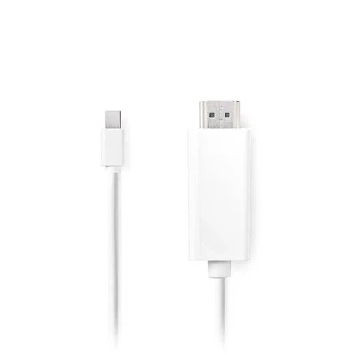 Καλώδιο Mini DisplayPort 1.2 αρσ. - HDMI αρσ. 2m σε λευκό χρώμα