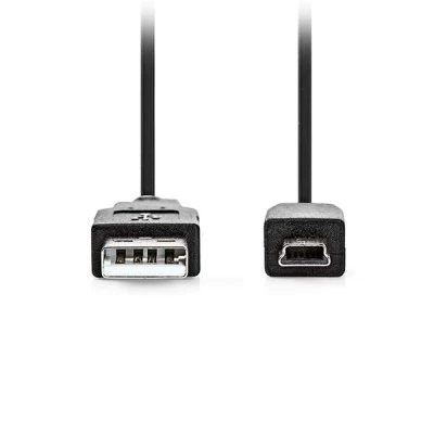 Καλώδιο NEDIS USB High-Speed A αρσ. - Mini USB 5-pin αρσ. με μήκος 3m σε μαύρο χρώμα 