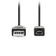 Καλώδιο NEDIS USB High-Speed A αρσ. - Mini USB 5-pin αρσ. με μήκος 3m σε μαύρο χρώμα 
