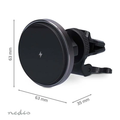 Βάση στήριξης αυτοκινήτου NEDIS για iPhone 15W με δυνατότητα ασύρματης φόρτισης Βάση στήριξης αυτοκινήτου NEDIS για iPhone 15W με δυνατότητα ασύρματης φόρτισης
