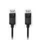 Καλώδιο NEDIS DisplayPort αρσ. - DisplayPort αρσ. 3m σε μαύρο χρώμα Καλώδιο NEDIS DisplayPort αρσ. - DisplayPort αρσ. 3m σε μαύρο χρώμα