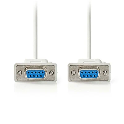Καλώδιο Null Modem D-Sub 9 pin θηλ. - D-Sub 9 pin θηλ. με μήκος 2m ιδανικό για την σύνδεση δύο DTE συσκευών