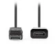 Καλώδιο NEDIS DisplayPort αρσ. - HDMI θηλ. 0.20m σε μαύρο χρώμα