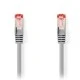 Καλώδιο δικτύου NEDIS CAT 6 S/FTP με μήκος 0.50m σε γκρι χρώμα
