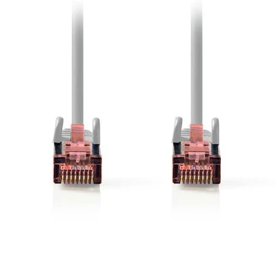 Καλώδιο δικτύου NEDIS CAT 6 S/FTP με μήκος 0.50m σε γκρι χρώμα
