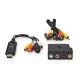 Μετατροπέας NEDIS RCA/S-Video σε USB 2.0 σε μαύρο χρώμα ιδανικ΄΄ος για λήψη εικόνων & βίντεο από οποιαδήποτε αναλογική πηγή