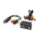 Μετατροπέας NEDIS RCA/S-Video σε USB 2.0 σε μαύρο χρώμα ιδανικ΄΄ος για λήψη εικόνων & βίντεο από οποιαδήποτε αναλογική πηγή