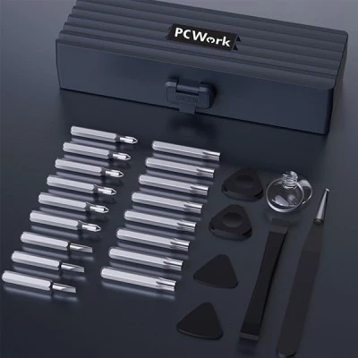 Σετ κατσαβίδι ακριβείας PCW08H με 17 ανταλλακτικές μύτες και μαγνητική θήκη μεταφοράς