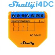 Ελεγκτής 4 ψηφιακών εισόδων Shelly Plus i4 DC λειτουργεί με Wi-Fi για βελτιωμένο έλεγχο ενεργειών 